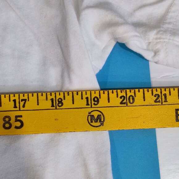 Guess Rock & Roll T-shirt white with graphic design men's size S - Picture 6 of 7